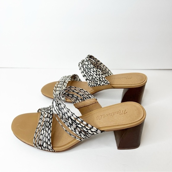 Madewell Meg Sandal Snake Embossed Leather Size 7 - Picture 3 of 7